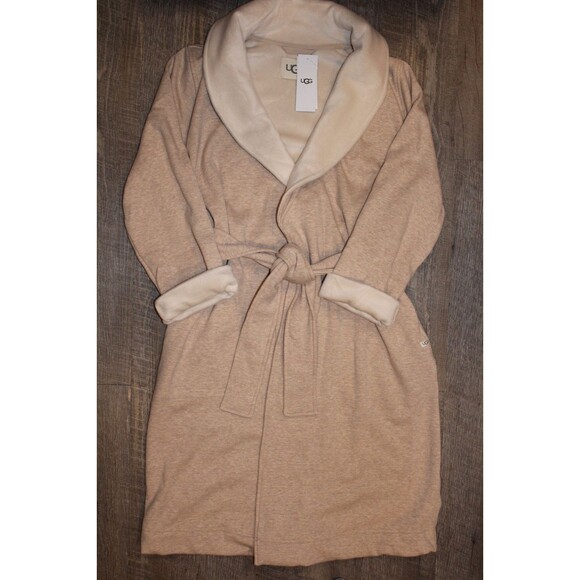 UGG Duffield II Women's Luxury Robe Cozy Soft Heather Oatmeal